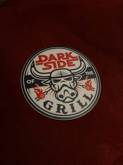 Darkside Of The Grill Sticker